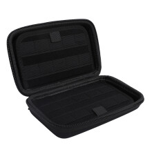 EVA Nylon Switch Spielhülle 80 Steckplätze Hartschale Reiseaufbewahrung für PS Vita Schwarz