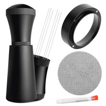 WDT Tools Espresso Puck Screen - Entonnoir Doseur de 54 mm et Aiguilles en Acier Inoxydable Outil de Distribution D'Agitateur à Café