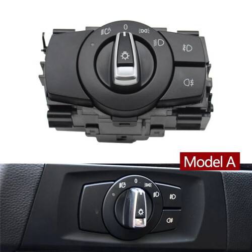 61319169403 61319169404  Light  Headlight Rotary Knob Button for  1 3 X1 Series E81 E87 E90 E91 E92 E84,A 1