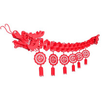 Decorações de Teto de Dragão Chinês Decorações de Dragão Chinês com 6 Lembrancinhas de Ano Novo Lunar para Loja