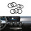 Air Conditioning Outlet Decorative Ring Front Dashboard Air Conditioning Component for   A CLA GLA GLB 1