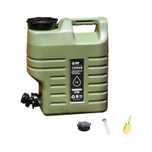 3.2 Gallon (12L) with Faucet Water Container - Portable Camping Water Tank Water Jug