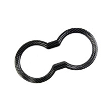 Central Cup Holder Frame Trim for Mustang 2024 Interior Accessories Carbon Fiber