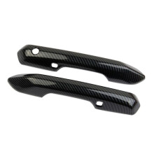 Exterior Side Door Handles Cover Trim for Mustang 2024 Accessories Carbon Fiber