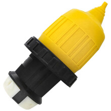 L5-30R Connector with Twist Lock Inlet Plug Power Cord Cover & Ring 30A 125V( 30AFDC +30ARCV )