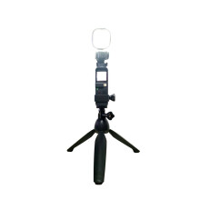 Für Pocket3 Verstellbare LED-Fülllichtlampe + Halterungsklemmenadapter für Osmo Pocket 1 2 3(A)