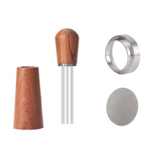 Coffee Stirrer Espresso Coffee Stirrer Distributor Needle Stainless Steel Receive Powder Ring Set Coffee Tool 53MM