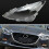 Car Headlight Lens Headlight Cover Shell Replacement for  3 Axela 2013 2014 2015, Left Side 3