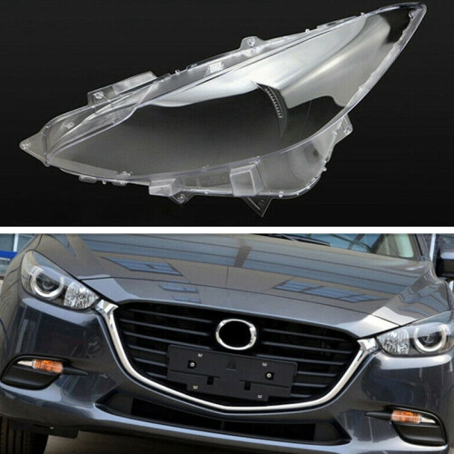 Car Headlight Lens Headlight Cover Shell Replacement for  3 Axela 2013 2014 2015, Left Side 2