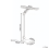 Beliani LED Desk Lamp SERPENS with Dimmer Grey 3
