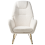 Beliani Rocking Chair GULSELE Boucle Off-White 5