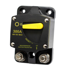 Circuit Breaker Fuse Reset 12-48V Car Audio Amplifier Circuit Breaker Waterproof, 300A