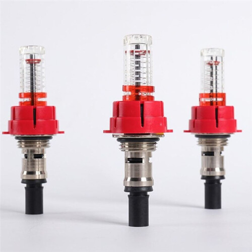 6 Pcs Underfloor Heating Manifold Flow Meter, Visual Flow Monitoring Regulator for Underfloor Heating Systems(1/2) 2