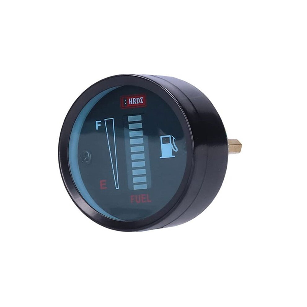 Fuel Meter Gauge Indicator, Fuel Gauge Pointer Universal Fuel Tank Meter, 52Mm 12V Led For Auto Motorcycle Boat Green 6033402113805