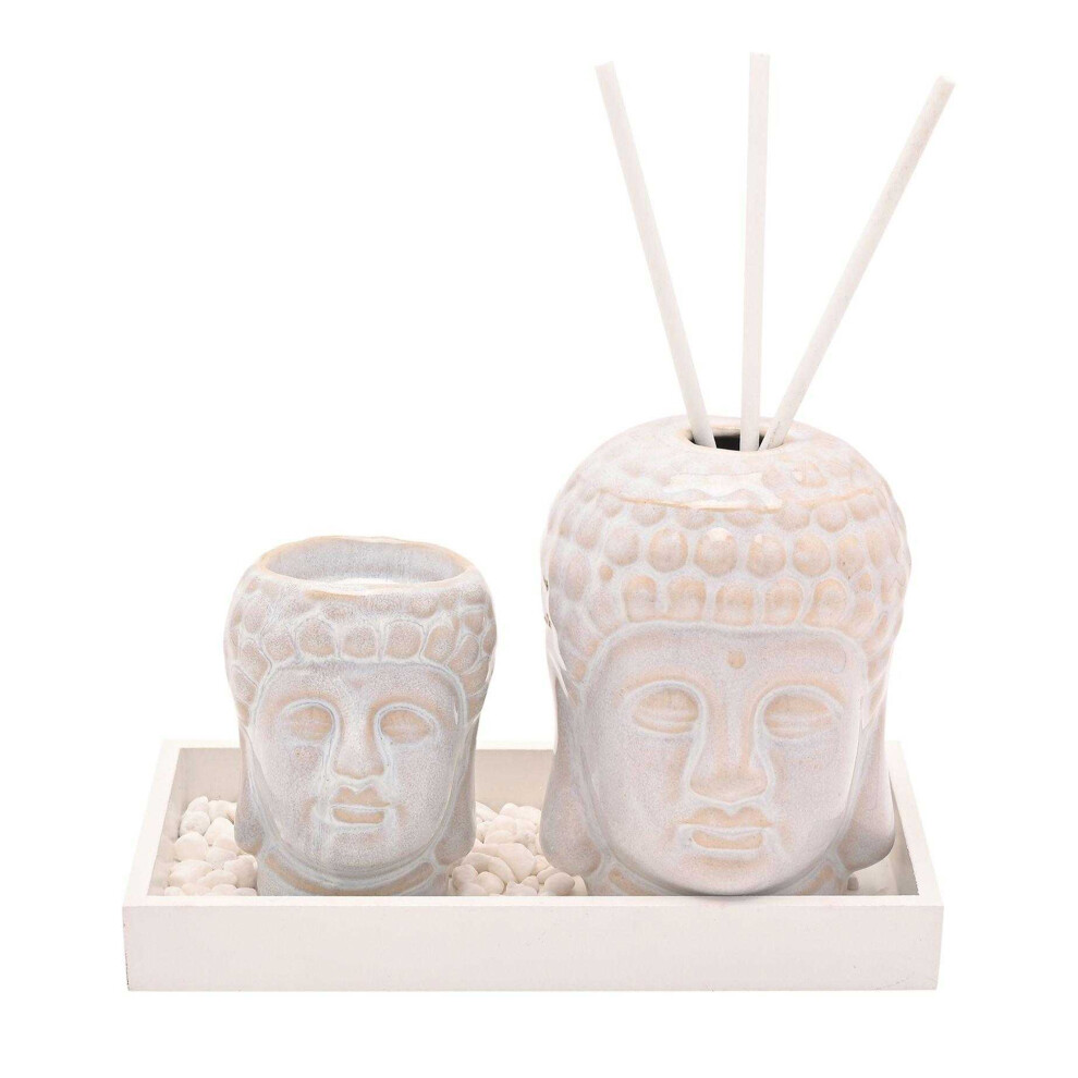 Serenity Buddha Head Fragrance Set