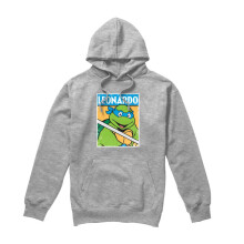 (M, Sport Heather) Teenage Mutant Ninja Turtles Mens Leonardo Hoodie