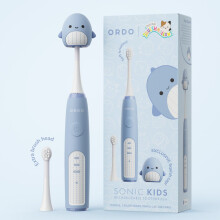 Ordo Sonic Kids Rechargeable Toothbrush with Squishmallows Travel Cap