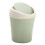 Mini-Plastik-Desktop-Mülleimer Grüner Schwenkdeckel 11