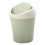 Mini-Plastik-Desktop-Mülleimer Grüner Schwenkdeckel 2