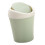 Mini-Plastik-Desktop-Mülleimer Grüner Schwenkdeckel 1