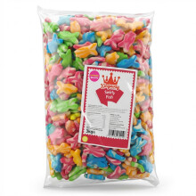 Kingsway Swirly Fish 3kg Bulk Bag - Fruit Flavour Jelly Sweets