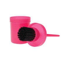 (One Size, Hot Pink) Roma Brights Hoof Oil Brush & Bottle