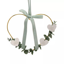 Celebrations Love Story Love Is Patient Heart Wreath