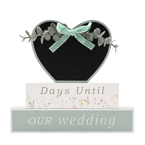 Celebrations Celebrations Love Story Countdown Wildflower Plaque