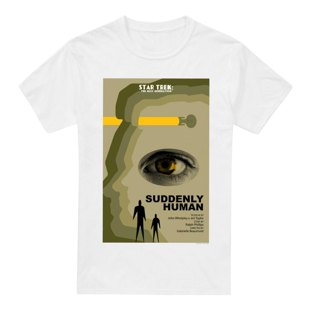 Star Trek (4Xl, ) Mens The Next Generation Season 4 Episode 4 T-Shirt White