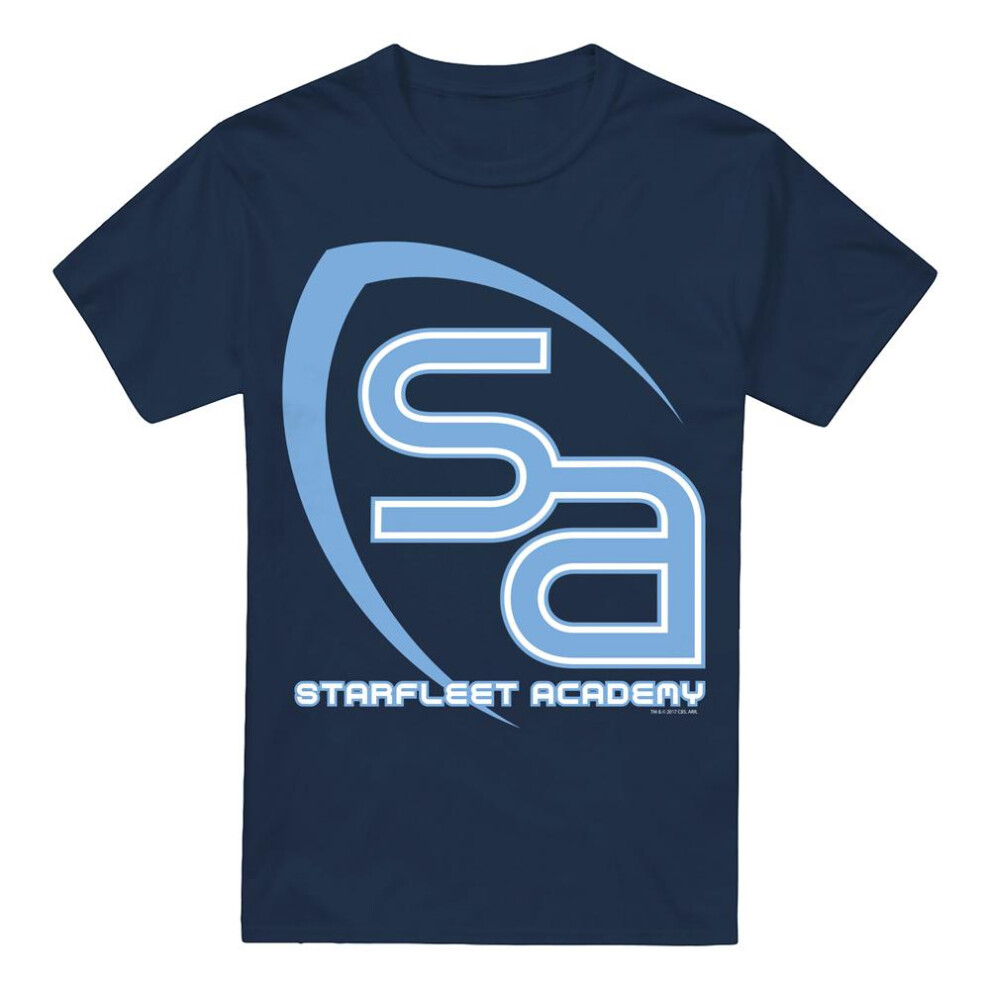 Star Trek (Xl, Navy) Mens Sa Logo T-Shirt Blue,Multicoloured