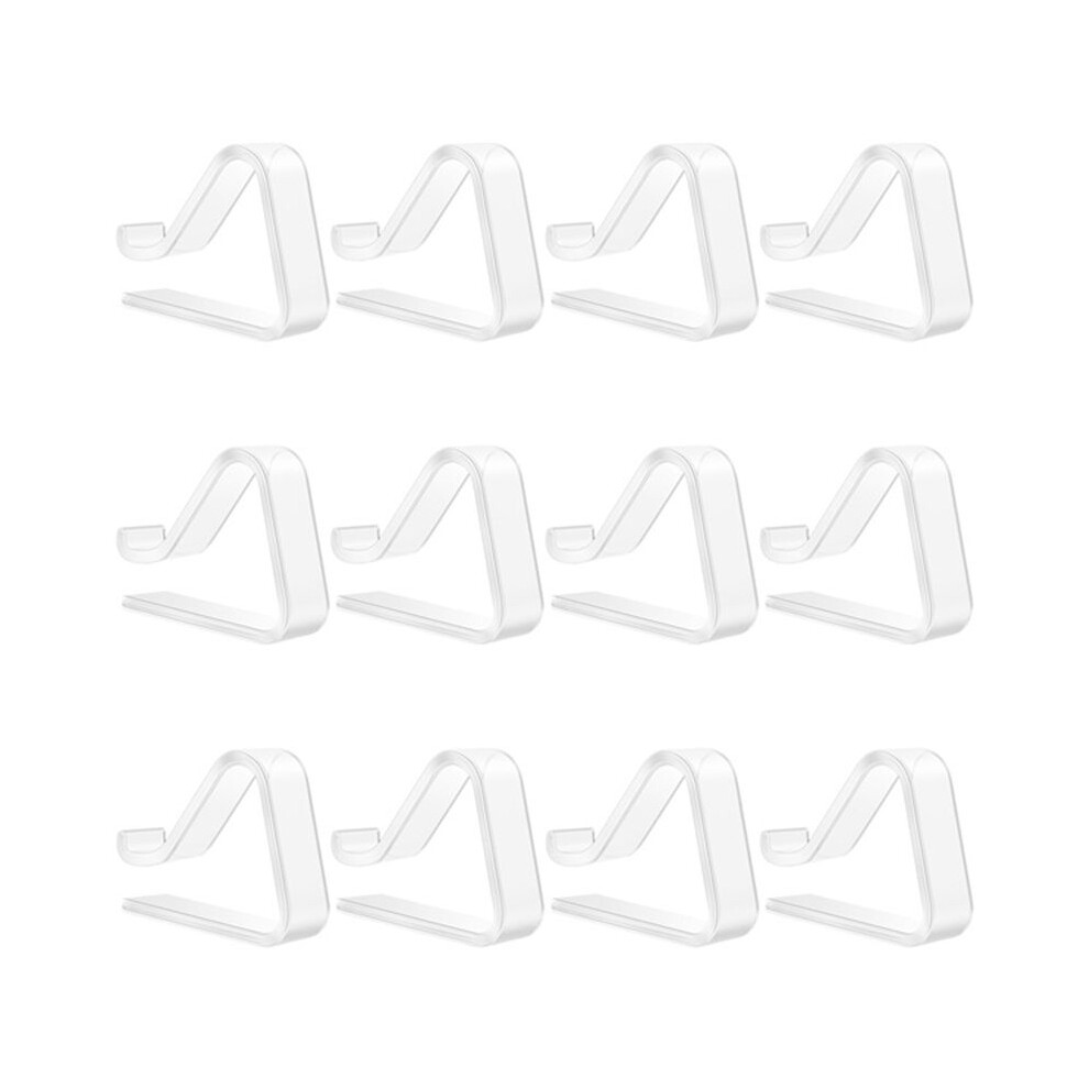 12 Pieces Transparent Tablecloth Clips, Table Cloth Clips,Windproof Table Cover Holder Clamps.table Cloth Holder B 4712109678344