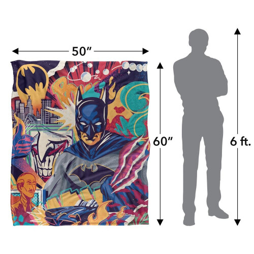 Batman Batman Jappy Agoncillo Silky Supersoft Blanket 1