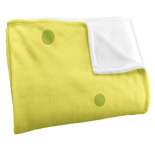 SpongeBob SquarePants SpongeBob SquarePants Silky Winking Face Supersoft Blanket 2