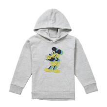 (12-13 Years, Athletic Heather) Disney Childrens/Kids Trippy Mickey Mouse Heather Hoodie
