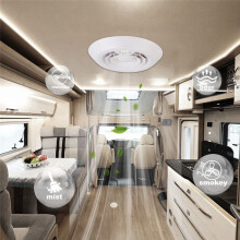4000RPM 12V Bilfläkt Vind Luftventil Outlet Campers Tillbehör för RV Trailer Husvagnsventilation Avgasfläktar