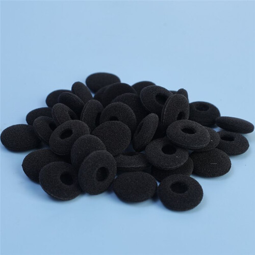 200PCS Replacement Ear Tips Headsets Earbuds Soft Sponge Foam Protective Sleeve Headphone Protector Cover White 2