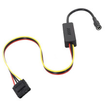 Cable de Fuente de Alimentación 5525 A Disco Duro IDE 12 V A Cable de Disco Duro de 4 Pines con Regulador de Voltaje Reductor