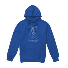 (XXL, Royal Blue) Sesame Street Unisex Adult Simple Cookie Hoodie
