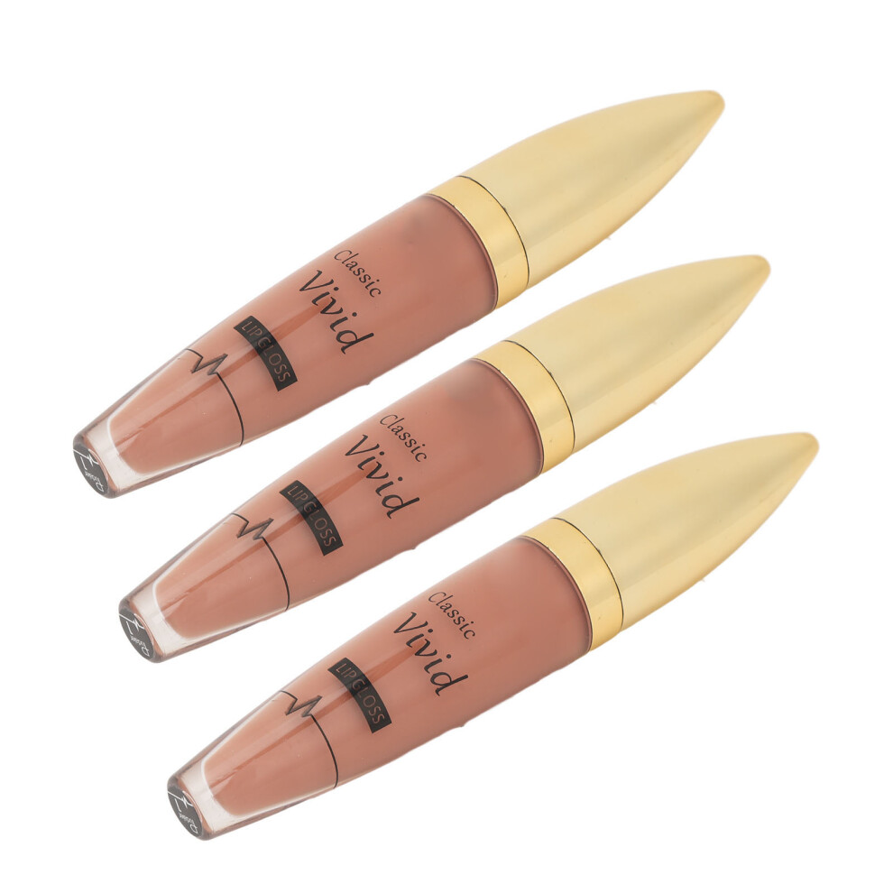 3pcs Lip Glaze Waterproof Matte Lip Gloss 5ml 01