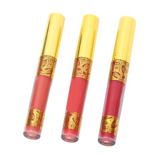 Set di 3 lip gloss opachi dorati da 2,5 ml, volumizzanti e leggeri