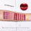 32,5 ml Gloss à lèvres doré, fini mat, estompable 01 02 03 8