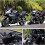 Motorcycle Rear  Side Bag Universal Motor Accessories for Back  Bag Tail Side Packet Install Pad Rack 2