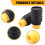 Dust Cover Kit for  320i 318i 325i 330i 335i 120i 130i E90 E84 E93 E87 Front  Buffer Rubber Boot Set 2