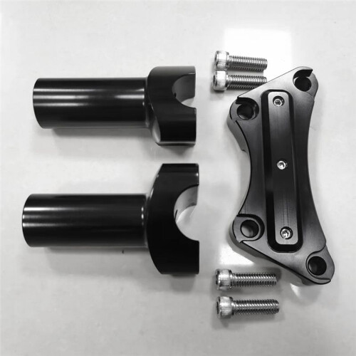 Suporte de Guidão de 4 Polegadas com Braçadeira Superior para  Sportster Dyna FXDWG FXDL Guidão de 1 Polegada 2