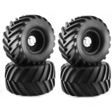 1/10 Super Wheels Opony 133X73Mm Opony do SamochodóW CiężArowych do 1:10 RC Truck Mk2 Axial Hpi Trax Część Zamienna A