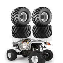 1/10 Super Wheels Tires 133X73mm Truck Tires for 1:10 RC Truck Mk2 Axial Hpi Trax Spare Part A