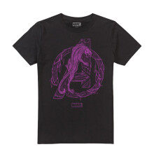 (L, Black) Black Panther Mens T-Shirt