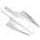 Motorcycle Front Fork Mount Wind Deflectors Windscreen Fairing for  Touring Road King 1995-2021(Silver) 4