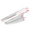 Motorcycle Front Fork Mount Wind Deflectors Windscreen Fairing for  Touring Road King 1995-2021(Silver) 7