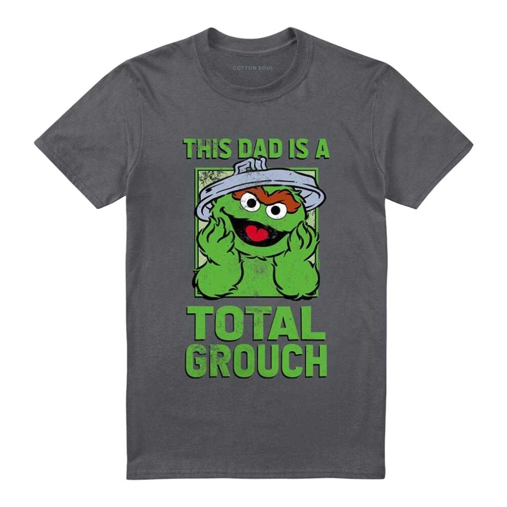 Sesame Street (3Xl, Charcoal) Unisex Adult T-Shirt Multicoloured
